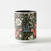 ウィリアムモリスヴィンテージコンプトンフローラルパターン マグカップ (中央)