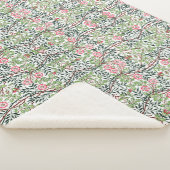 ウィリアムモリスヴィンテージスウィートブリアバラの葉 シェルパブランケット (3/4)