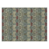 ウィリアムモリスヴィンテージチューリップ&バラフローラルパターン テーブルクロス (正面(横))