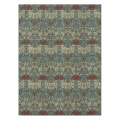 ウィリアムモリスヴィンテージチューリップ&バラフローラルパターン テーブルクロス (正面)