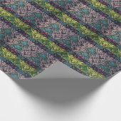 ウィリアムモリスヴィンテージバラとリリーピンクイエロー ラッピングペーパー (角)