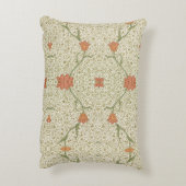 ウィリアムモリスヴィンテージフラワーズガーデンチューリップ アクセントクッション (裏面(縦))