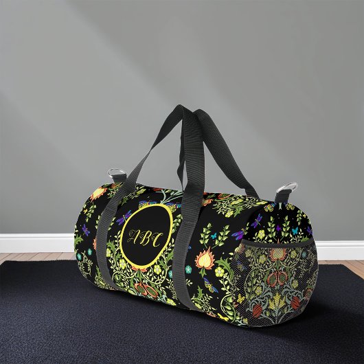 ウィリアムモリスヴィンテージフラワーズモノグラム ダッフルバッグ