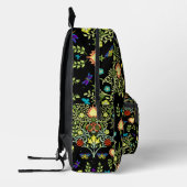 ウィリアムモリスヴィンテージフラワーズモノグラム プリントバックパック (左)