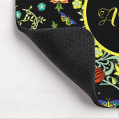 ウィリアムモリスヴィンテージフラワーズモノグラム マウスパッド (コーナー)