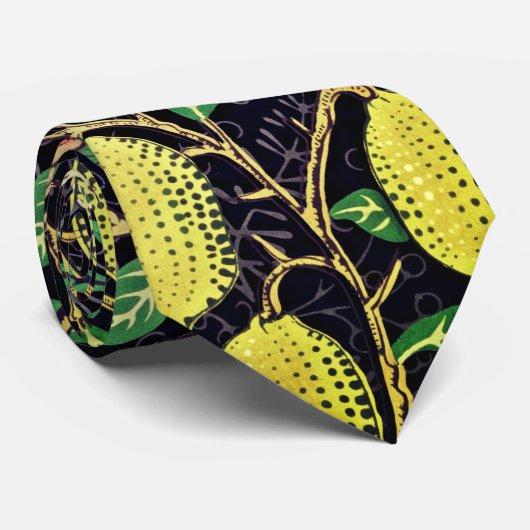 ウィリアムモリスヴィンテージフルーツパターンネックタイ ネクタイ (ロール)