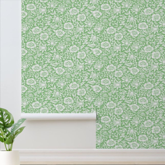 ウィリアムモリスヴィンテージフローラサーペンチンパターン 壁紙 (クリエイターアップロード済み)