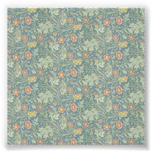 ウィリアムモリスヴィンテージフローラダブルボー フォトプリント (正面)
