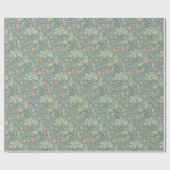 ウィリアムモリスヴィンテージフローラダブルボー ラッピングペーパー (フラット)