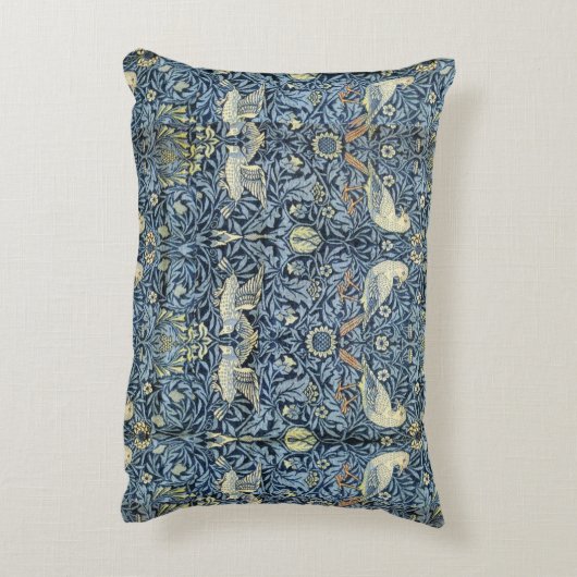ウィリアムモリスヴィンテージフローラバード アクセントクッション (裏面(縦))