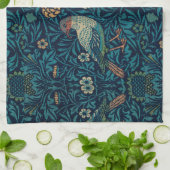 ウィリアムモリスヴィンテージフローラバード キッチンタオル (折り畳み)