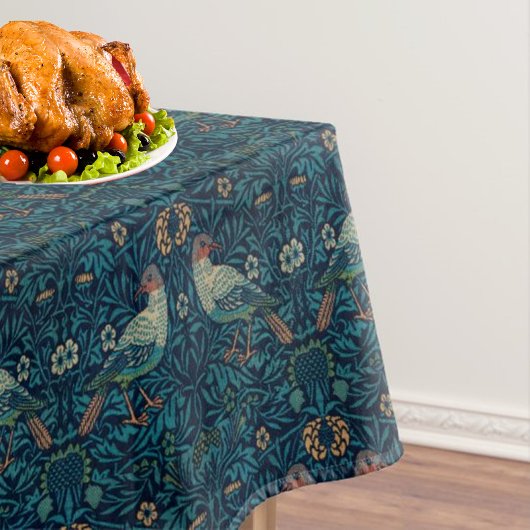 ウィリアムモリスヴィンテージフローラバード テーブルクロス