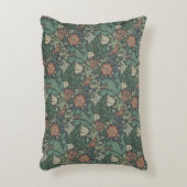 ウィリアムモリスヴィンテージフローラピンクグリーンコンプトン アクセントクッション (正面(垂直))