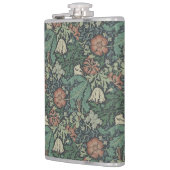 ウィリアムモリスヴィンテージフローラピンクグリーンコンプトン フラスク (左)