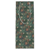 ウィリアムモリスヴィンテージフローラピンクグリーンコンプトン ワインギフトバッグ (裏面)