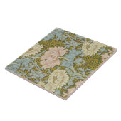 ウィリアムモリスヴィンテージフローラピンク菊 タイル (側面)