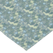 ウィリアムモリスヴィンテージフローラブルーグリーンワカメ テーブルクロス (アングル)