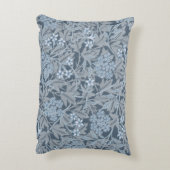 ウィリアムモリスヴィンテージフローラブルージャスミン アクセントクッション (裏面(縦))