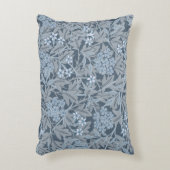 ウィリアムモリスヴィンテージフローラブルージャスミン アクセントクッション (正面(垂直))