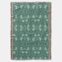 ウィリアムモリスヴィンテージフローラルパタンパンペネル スローブランケット