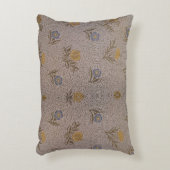 ウィリアムモリスヴィンテージフローラルパターンブロージブルー アクセントクッション (正面(垂直))