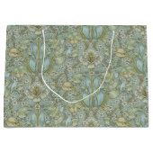 ウィリアムモリスヴィンテージフローラ春茂み ラージペーパーバッグ (正面)