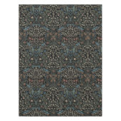 ウィリアムモリスヴィンテージブラックソーンパターン テーブルクロス (正面)