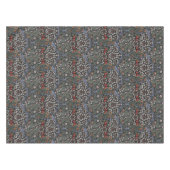 ウィリアムモリスヴィンテージブラックソーンフローラルパターン テーブルクロス (正面(横))