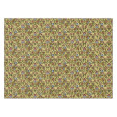 ウィリアムモリスヴィンテージブルーグリーンレッド テーブルクロス (正面(横))