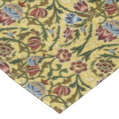 ウィリアムモリスヴィンテージブルーグリーンレッド テーブルクロス (アングル)