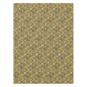 ウィリアムモリスヴィンテージブルーグリーンレッド テーブルクロス (正面)