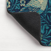 ウィリアムモリスヴィンテージブルーバードパターンマウスPa マウスパッド (コーナー)