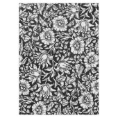 ウィリアムモリスヴィンテージブルーフローラルパターン テーブルクロス (正面)