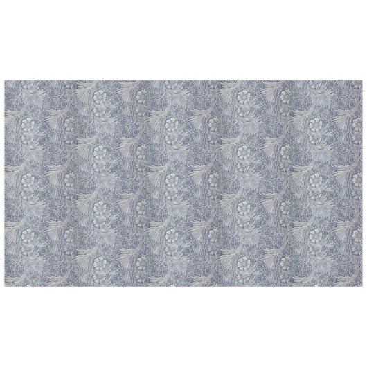 ウィリアムモリスヴィンテージブルーフローラルパターン テーブルクロス (正面(横))