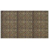 ウィリアムモリスヴィンテージレッドローズアンドゴールデンつる植物 テーブルクロス (正面(横))