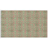 ウィリアムモリスヴィンテージ花ピンクグリーン テーブルクロス (正面(横))