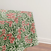 ウィリアムモリスヴィンテージ花ピンクグリーン テーブルクロス (インサイチュ)