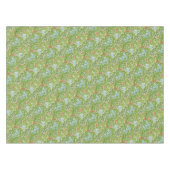 ウィリアムモリスヴィンテージ花フローラグリーンピンク テーブルクロス (正面(横))