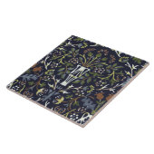 ウィリアムモリスヴィンテージ花ポット模様 タイル (側面)