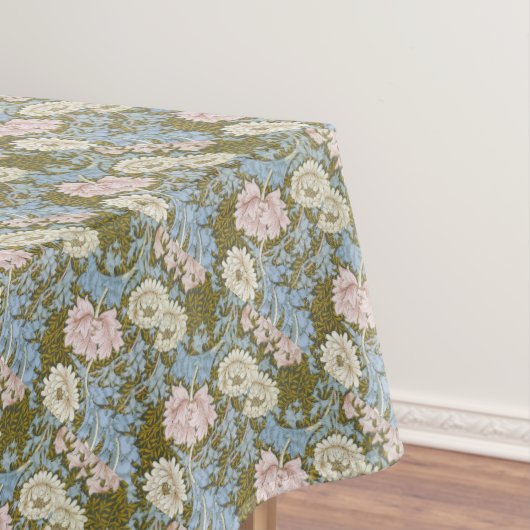 ウィリアムモリスヴィンテージ花花柄ピンク テーブルクロス (インサイチュ)