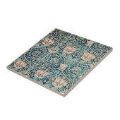 ウィリアムモリス付セラミックタイルハニーサックル タイル (側面)