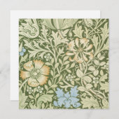 ウィリアムモリス壁紙デザイン 招待状 (正面/裏面)