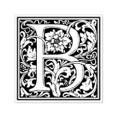 ウィリアムモリス文字Bビクトリアンフローラスタンプ セルフインキングスタンプ (デザイン)