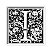 ウィリアムモリス文字Iビクトリアンフローラスタンプ セルフインキングスタンプ (デザイン)
