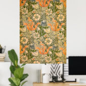 ウィリアムモリス春コンプトンフラワーフェスティバル ポスター (ホームオフィス)