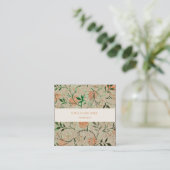 ウィリアムモリス植物図柄名刺 スクエア名刺 (スタンド正面)