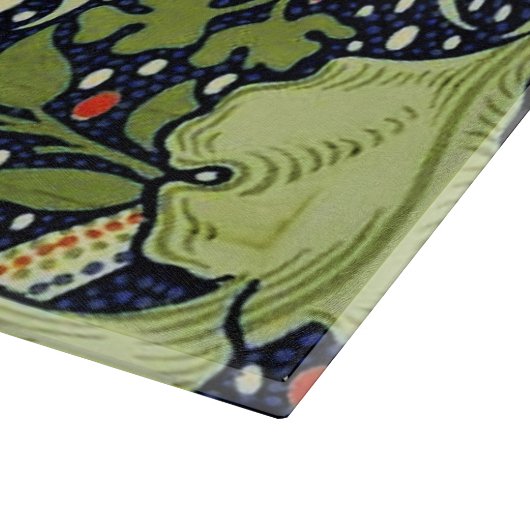 ウィリアムモリス海藻アンティーク花 カッティングボード (角)