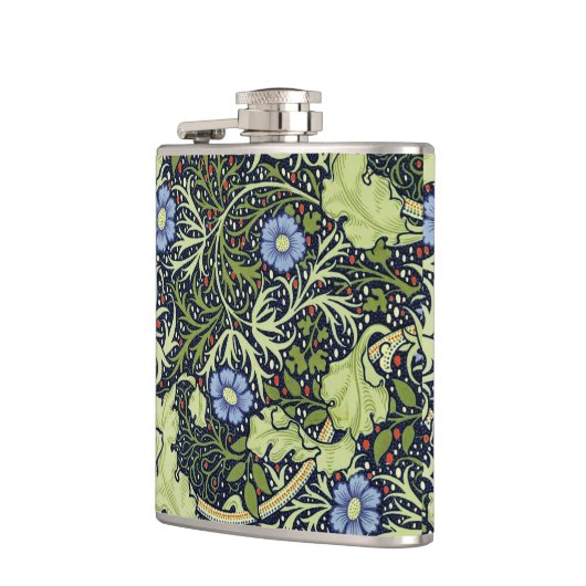 ウィリアムモリス海藻アンティーク花 フラスク (左)