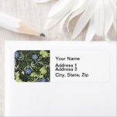 ウィリアムモリス海藻アンティーク花 ラベル (インサイチュ)