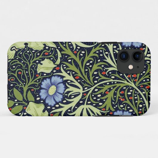 ウィリアムモリス海藻アンティーク花 Case-Mate iPhoneケース (裏面(横))